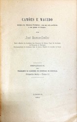 CAMÕES E MACEDO. Analyse do "Discurso Preliminar com que este prefaciou o seu poema "O Oriente".